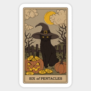 Six of Pentacles Sticker